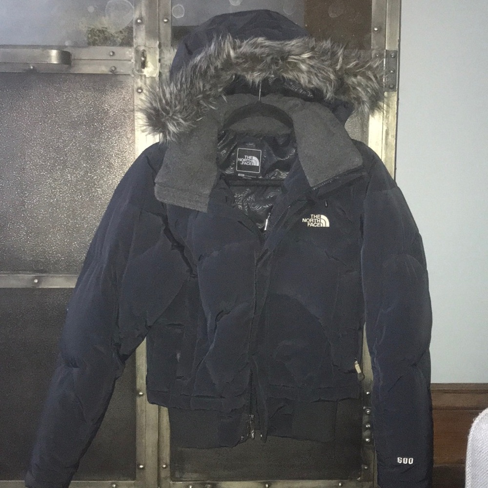 North Face Puffy Bomber Jacket